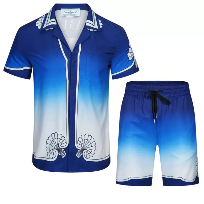Casablanca Royal Blue Ocean Shell Set - Royal Blue / White Hover Image