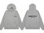 Fog Essentials Light‑Grey Heather Oversized Hoodie Chest Logo