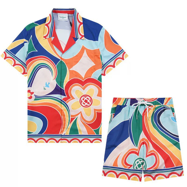 Casablanca Psychedelic Floral & Rainbow Set - Multi Hover Image