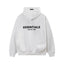 Fog Essentials Big Front Logo Cropped‑Hem Oversized Hooded Sweatshirt