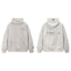 Fog Essentials Oatmeal Heather Fleece‑Lined Oversized Pullover Hoodie Chest Logo Print