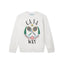 Casablanca Casa Way Tennis Racquet Graphic Sweatshirt - White