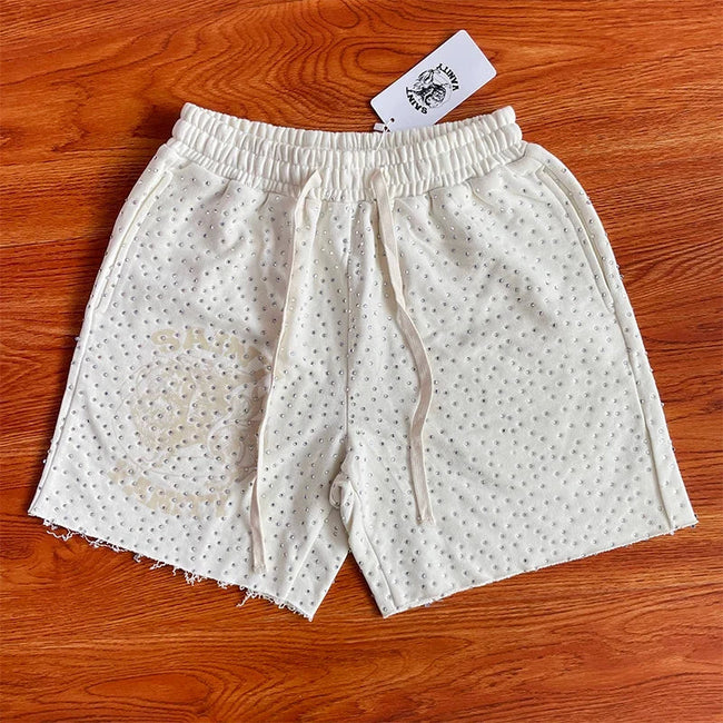 SAINT VANITY ins Same Style Washed Hot Diamond Casual Sports Shorts Main Image