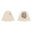 Anti Social Social Club Classic Long Sleeve T-Shirt - Cream/Black