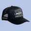 Black Classic Trucker Cap | Bold Embroidered Streetwear Hat