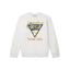 Casablanca Tennis Club Triangle Graphic Sweatshirt - White