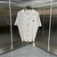 Casablanca Ribbed Knit Button-Down Shirt - White