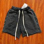 SAINT VANITY ins same style wash water used rivet casual sports shorts
