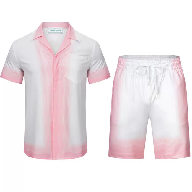 Casablanca Pink & White Ombré Set - White / Pink Hover Image