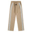 Fog Essentials Khaki Side‑Stripe Straight‑Leg Sweatpants Hip‑Hop Casual Pants