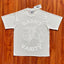 SAINT VANITY ins same semi transparent letter printed casual short sleeved T-shirt
