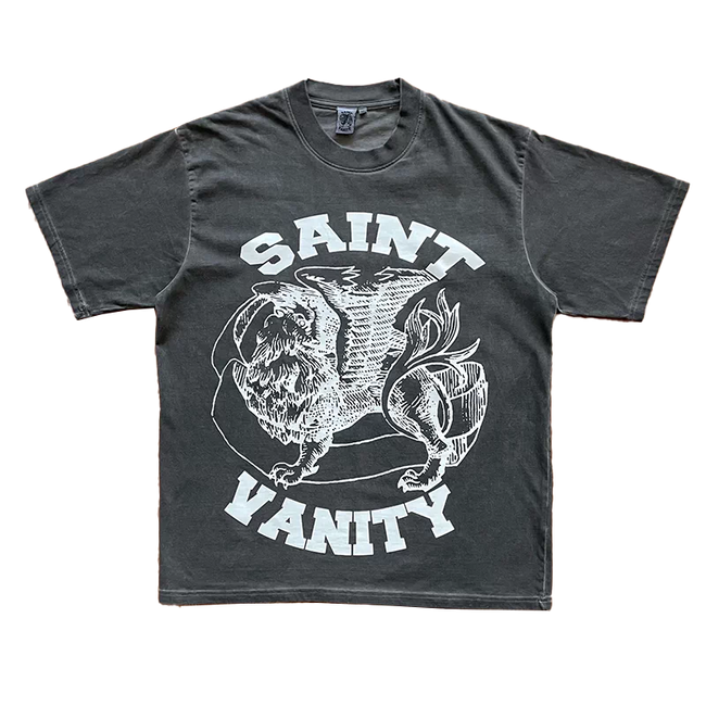SAINT VANITY ins Same Style Letter Printed Casual Short Sleeve T-shirt Main Image