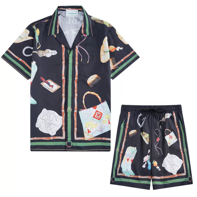 Casablanca Luxury Accessory Collage Set - Black / Multi Hover Image