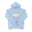 Corteiz “Alcatraz” Light Blue Hoodie — Retro Island Graphic on Oversized Streetwear Pullover