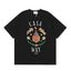 Casablanca "Casa Way" Architectural & Floral T-Shirt - Black