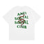 Anti Social Social Club Snake Green Logo T-Shirt - White