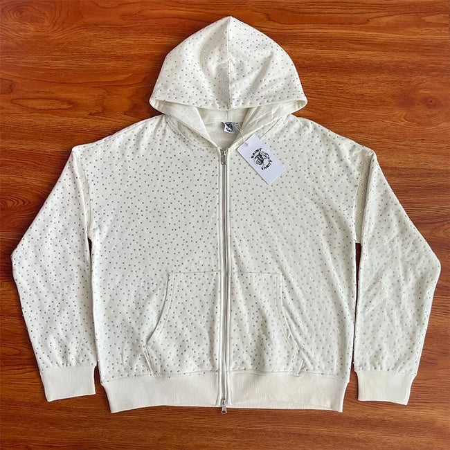 SAINT VANITY ins Same Style Laundry Hot Diamond Casual Sports Hoodie Main Image