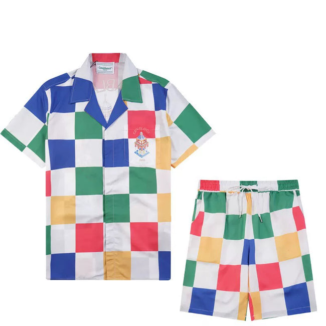 Casablanca Multicolored Checkerboard Set - Multi Hover Image