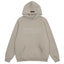 Fog Essentials Taupe‑Grey Oversized Hoodie Tonal‑On‑Tone Chest Logo