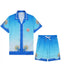 Casablanca Blue Cloud Horizon Set - Blue / White