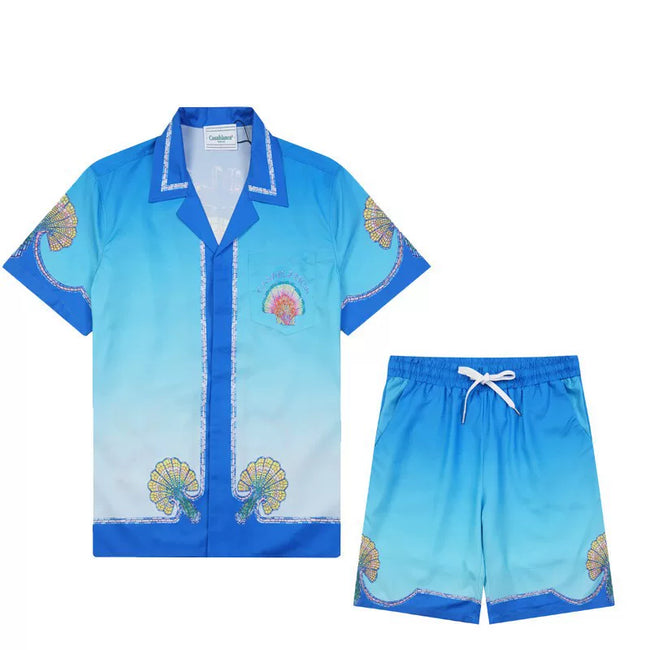Casablanca Blue Cloud Horizon Set - Blue / White Hover Image