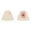 Anti Social Social Club Spider Red Logo Long Sleeve T-Shirt - Cream