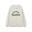 Fog Essentials Curved Arch Logo Oatmeal Heather Oversized Pullover Hoodie