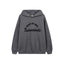 Fog Essentials Dark Heather Grey Oversized Street‑Style Pullover Hoodie
