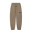 Fog Essentials Black‑Print Khaki Earth‑Tone Loose‑Fit Tapered Jogger Sweatpants