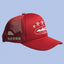 Red Vintage Trucker Cap | Embroidered Streetwear Hat