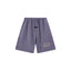 Fog Essentials Washed Purple Signature Shorts – Loose Fit Casual Collection