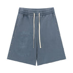 SAINT VANITY Washed Water Drilling Shorts, Five-Piece Set