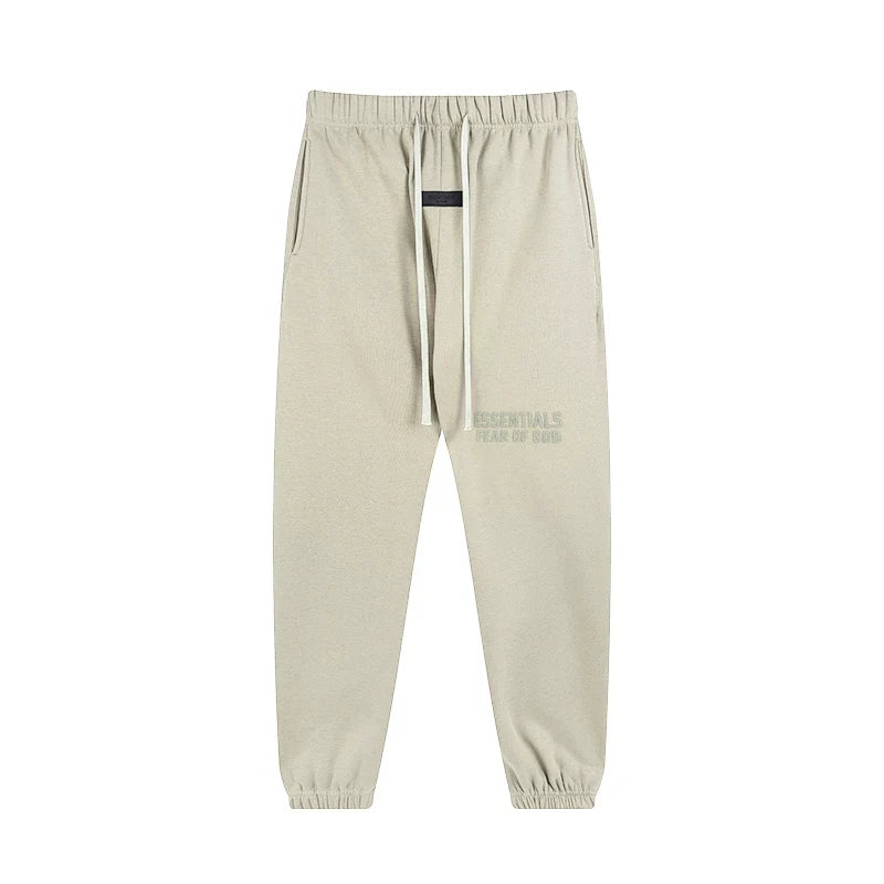 Fog Essentials Washed Grey Loose Joggers – Relaxed Urban Everyday Trousers