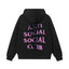 Anti Social Social Club Dragon Pink Logo Hoodie - Black