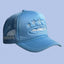 Blue Vintage Trucker Cap | Embroidered Streetwear Hat