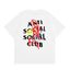 Anti Social Social Club Multi-Color Scribble Logo T-Shirt - White