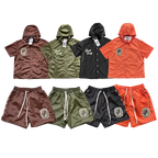 SAINT VANITY Embroidered Casual Sports Set