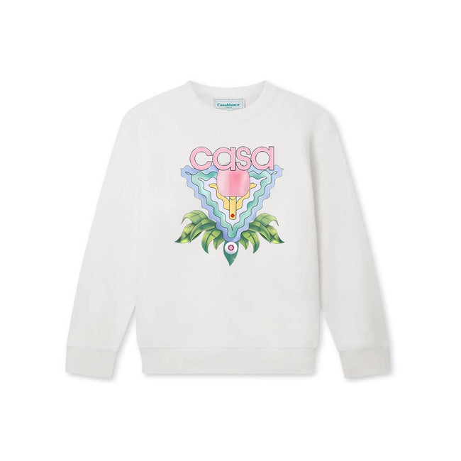 Casablanca Pyramid Ice Cream Graphic Sweatshirt - White Hover Image