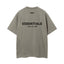 Fog Essentials Dark Grey Oversized Letter Print Short‑Sleeve T‑Shirt High‑Street Hip‑Hop Top