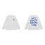 Anti Social Social Club Classic Long Sleeve T-Shirt - White/Blue