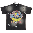 SAINT VANITY 1984 Tour of the World Eagle Earth Printed Vintage Short sleeved T-shirt