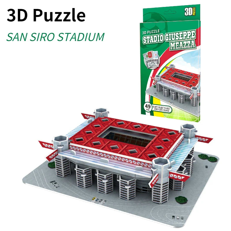 3D San Siro Stadium Puzzle