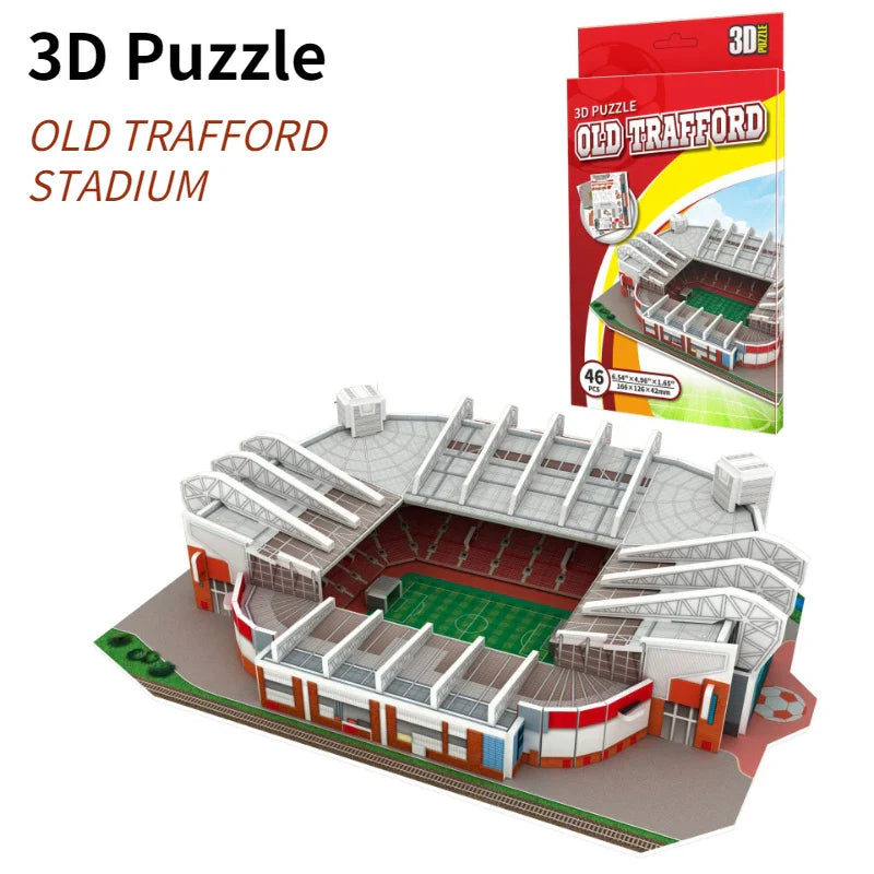 3D Old Trafford Stadium Puzzle