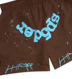 Sp5der Brown OG Web Double Layer Short