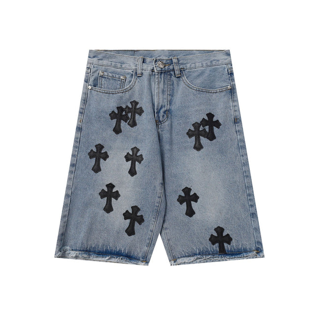 Chrome Hearts New Denim shorts 9919 Hover Image