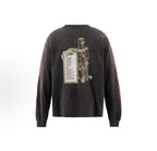 Saint Michael Vintage Artwork & Typography Graphic Sweatshirt