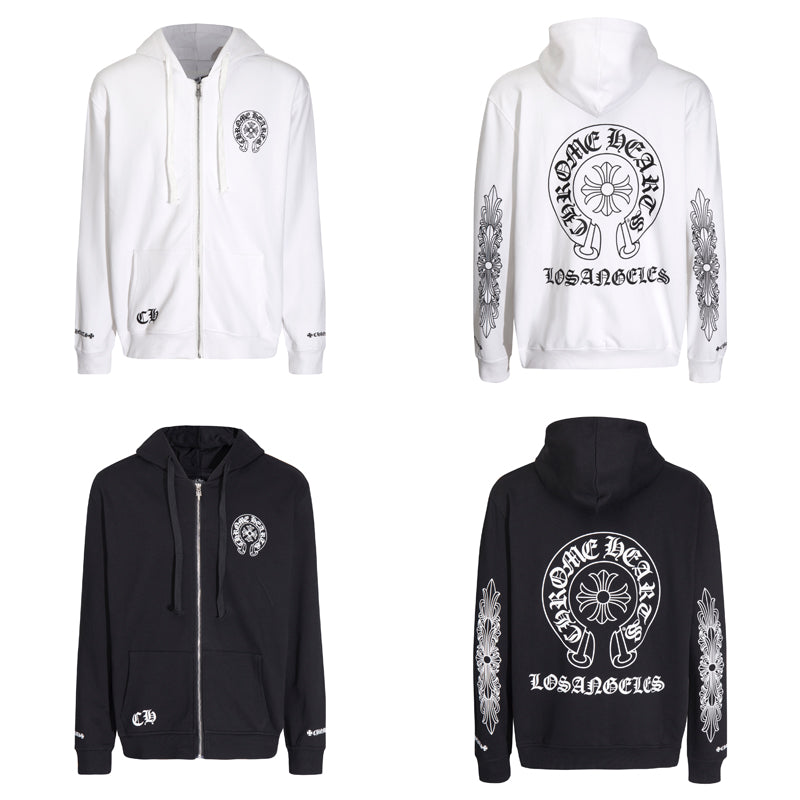 Chrome Hearts New Zip Up Hoodie 5009