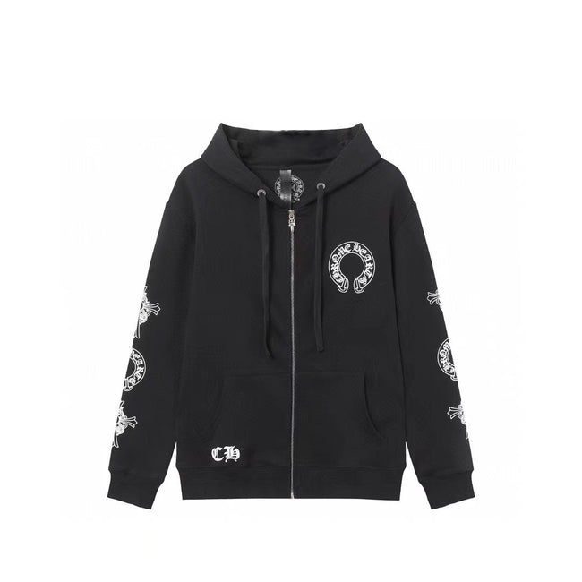 Chrome Hearts New Zip Up Hoodie -851 Main Image